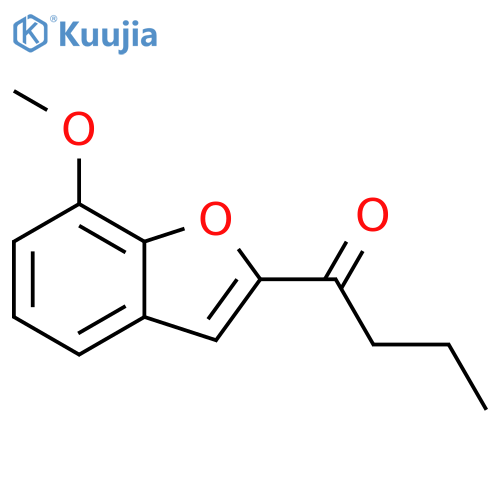 1-Butanone, 1-(7-methoxy-2-benzofuranyl)- structure