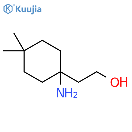 2-(1-amino-4,4-dimethylcyclohexyl)ethan-1-ol structure