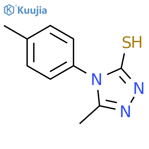 5-Methyl-4-(4-methylphenyl)-4H-1,2,4-triazole-3-thiol structure