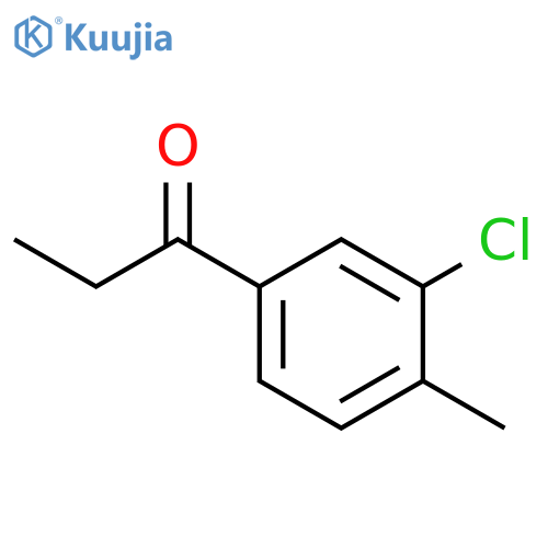 1-Propanone, 1-(3-chloro-4-methylphenyl)- structure