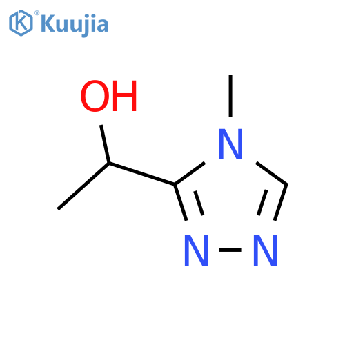 4H-1,2,4-Triazole-3-methanol,a,4-dimethyl- structure
