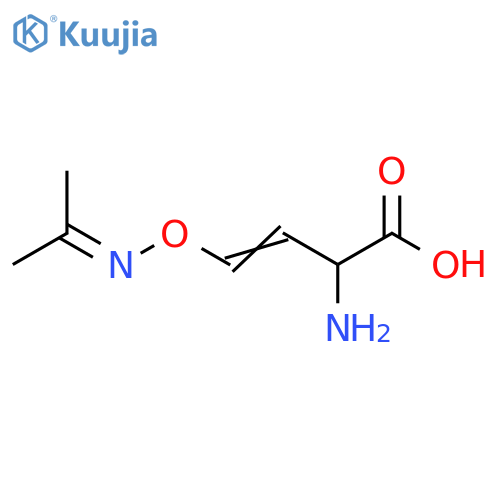 3-Butenoic acid,2-amino-4-[[(1-methylethylidene)amino]oxy]- structure