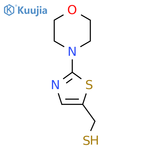 2-(morpholin-4-yl)-1,3-thiazol-5-ylmethanethiol structure