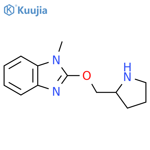 1-methyl-2-[(pyrrolidin-2-yl)methoxy]-1H-1,3-benzodiazole structure