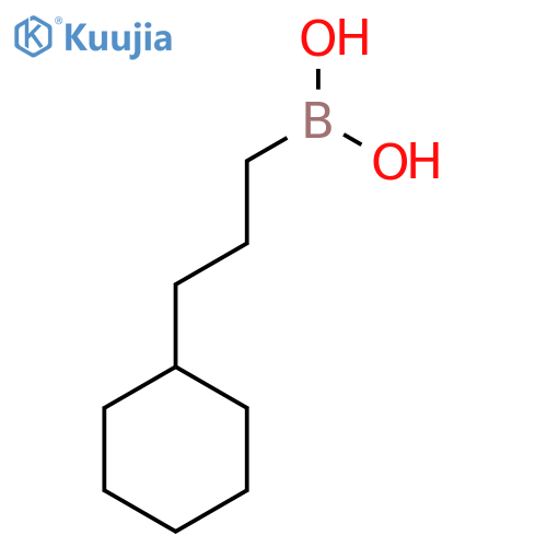 (3-Cyclohexylpropyl)boronic acid structure