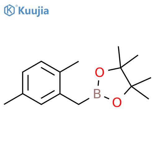2-(2,5-Dimethylbenzyl)-4,4,5,5-tetramethyl-1,3,2-dioxaborolane structure