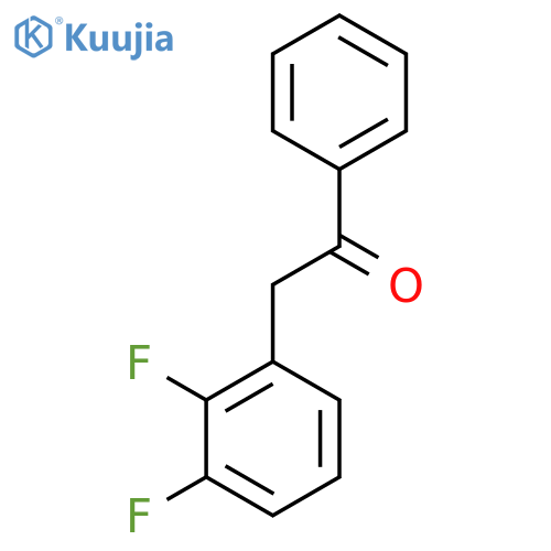 2-(2,3-Difluorophenyl)-1-phenylethanone structure