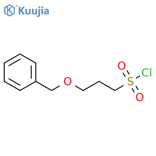 3-(benzyloxy)propane-1-sulfonyl chloride structure