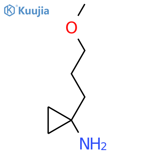 1-(3-methoxypropyl)cyclopropan-1-amine structure