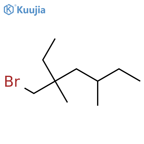 3-(Bromomethyl)-3,5-dimethylheptane structure