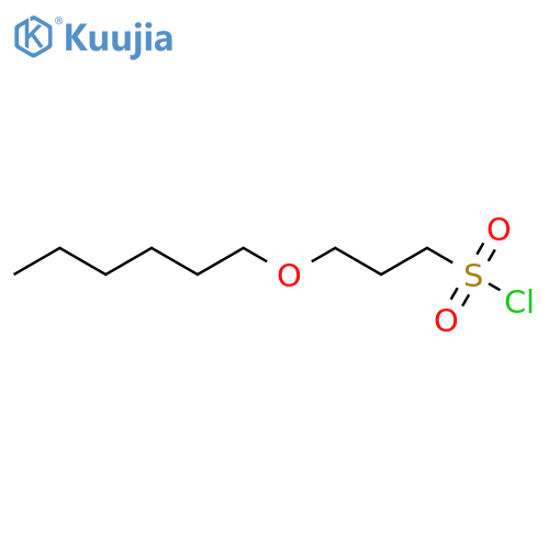 3-(hexyloxy)propane-1-sulfonyl chloride structure