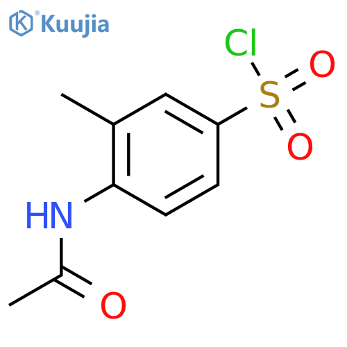 4-Acetylamino-3-methyl-benzenesulfonyl chloride structure