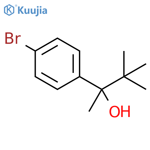 4-Bromo-α-(1,1-dimethylethyl)-α-methylbenzenemethanol structure