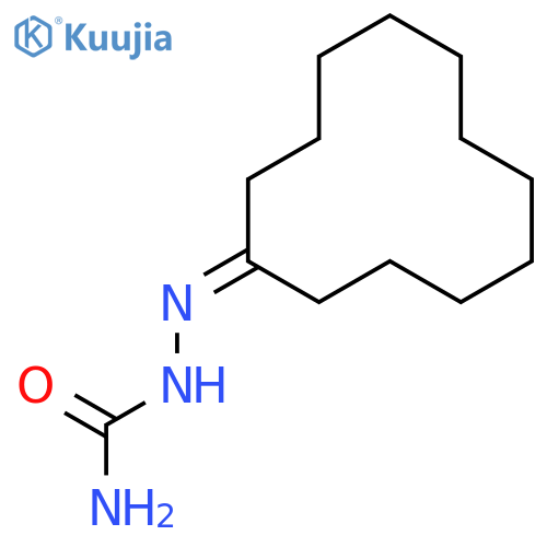 2-cyclododecylidenehydrazinecarboxamide structure