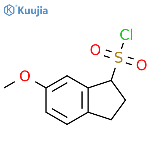 1H-Indene-1-sulfonyl chloride, 2,3-dihydro-6-methoxy- structure
