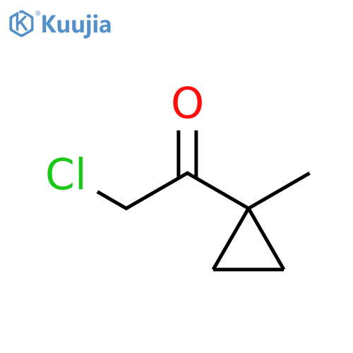2-chloro-1-(1-methylcyclopropyl)ethan-1-one structure