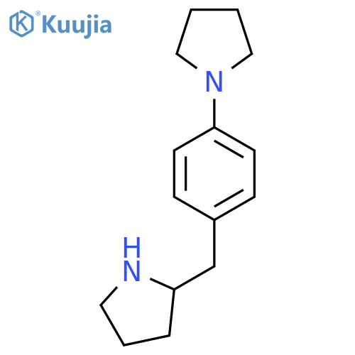 1-{4-(pyrrolidin-2-yl)methylphenyl}pyrrolidine structure