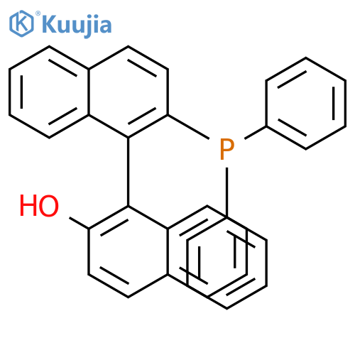 (R)-2-diphenyphosphino,2'-hydroxyl-1,1'-binaphthyl structure