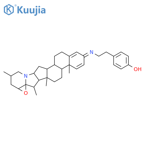 22,23-Epoxysolanida-1,4-dien-3-one; (22R,23R)-form, Imine, N-[(4-hydroxyphenyl)ethyl](E-) structure