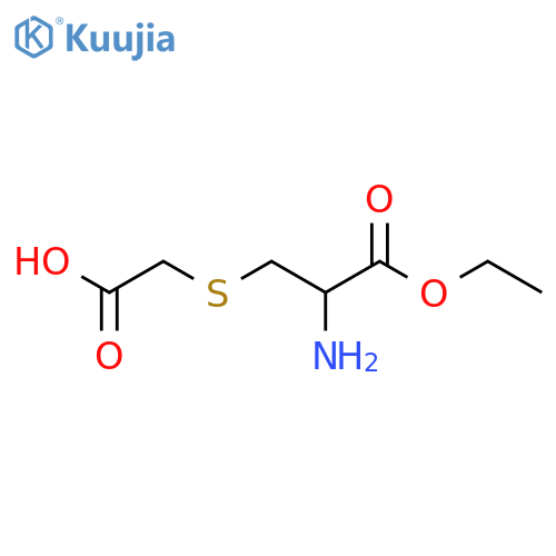 2-(2-amino-3-ethoxy-3-oxopropyl)sulfanylacetic acid structure
