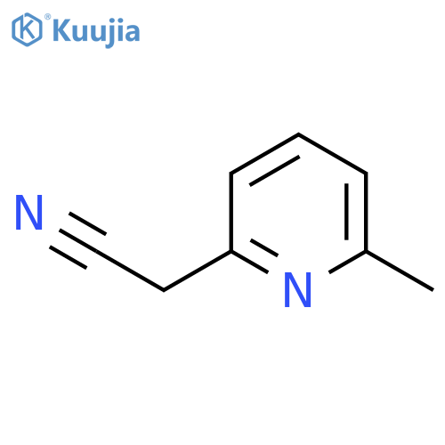 2-(6-Methylpyridin-2-yl)acetonitrile structure