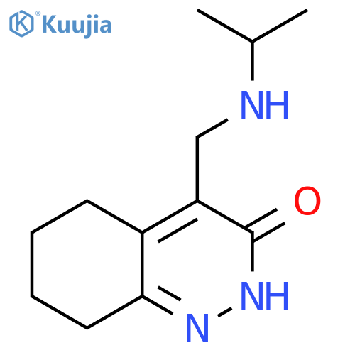4-{(propan-2-yl)aminomethyl}-2,3,5,6,7,8-hexahydrocinnolin-3-one structure