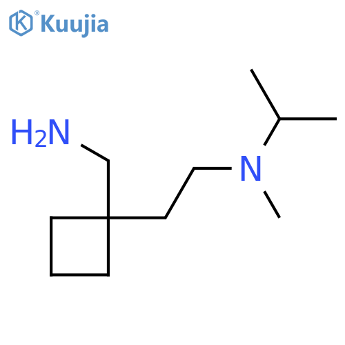 (1-{2-[Methyl(propan-2-yl)amino]ethyl}cyclobutyl)methanamine structure