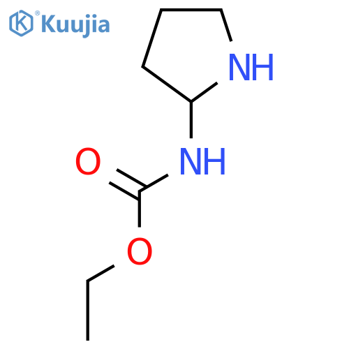 Carbamic acid, 2-pyrrolidinyl-, ethyl ester structure