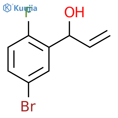 1-(5-bromo-2-fluorophenyl)prop-2-en-1-ol structure