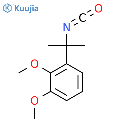 1-(2-isocyanatopropan-2-yl)-2,3-dimethoxybenzene structure