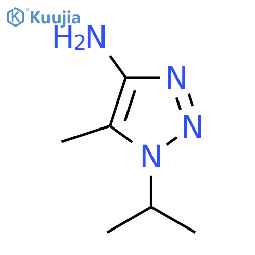 5-Methyl-1-(propan-2-yl)-1H-1,2,3-triazol-4-amine structure