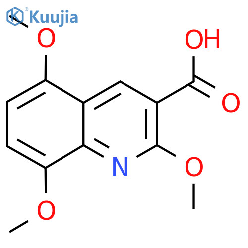 2,5,8-Trimethoxyquinoline-3-carboxylic acid structure