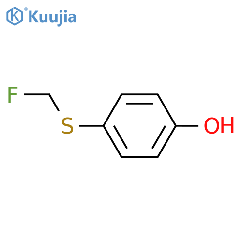 Phenol, 4-[(fluoromethyl)thio]- structure