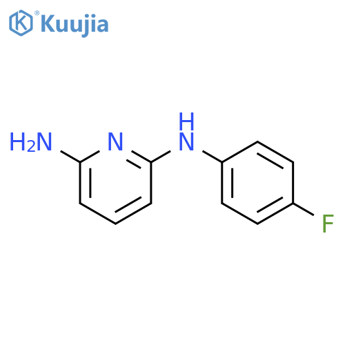 2,6-Pyridinediamine, N2-(4-fluorophenyl)- structure