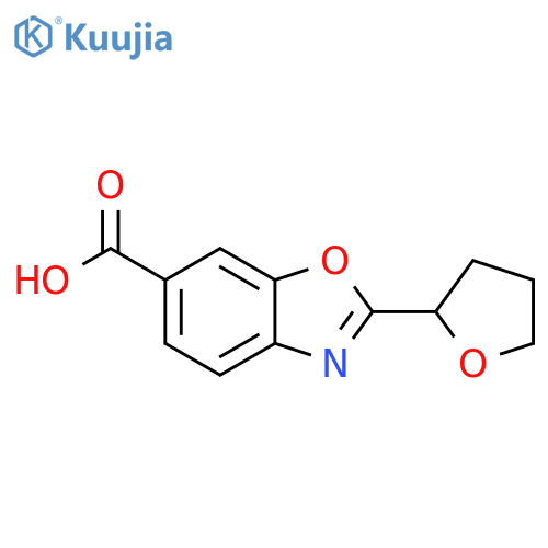 2-(OXOLAN-2-YL)-1,3-BENZOXAZOLE-6-CARBOXYLIC ACID structure