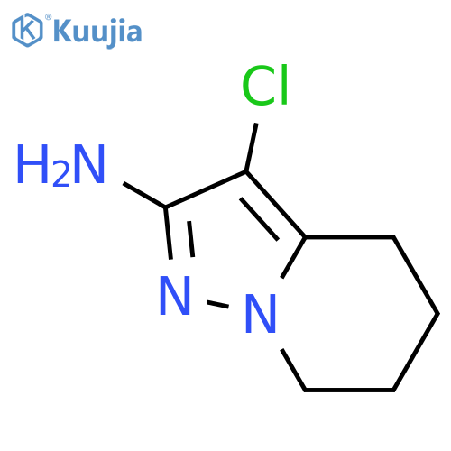 3-chloro-4,5,6,7-tetrahydropyrazolo[1,5-a]pyridin-2-amine structure