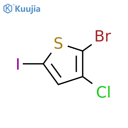 2-bromo-3-chloro-5-iodothiophene structure