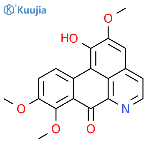 7H-Dibenzo[de,g]quinolin-7-one,1-hydroxy-2,8,9-trimethoxy- structure