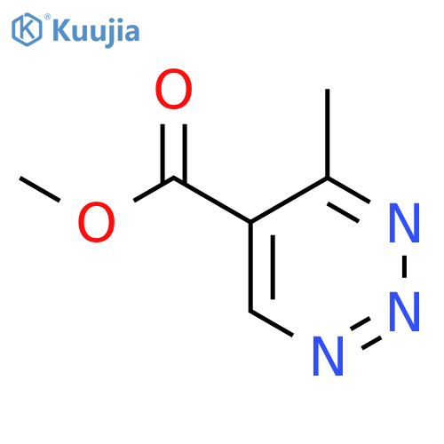 1,2,3-Triazine-5-carboxylicacid, 4-methyl-, methyl ester structure