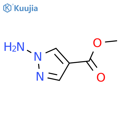 1-amino-1H-Pyrazole-4-carboxylic acid methyl ester structure