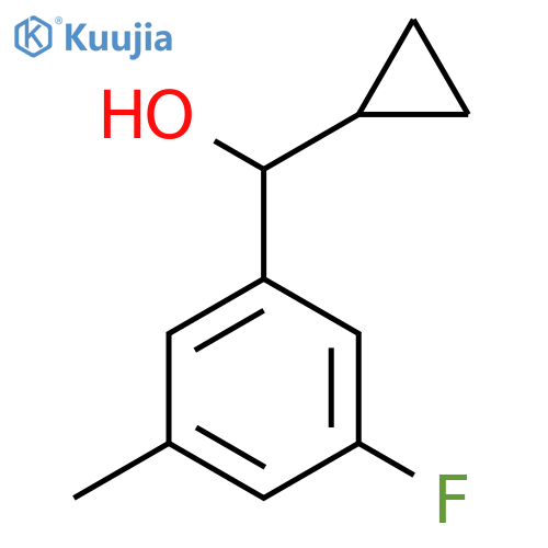 alpha-Cyclopropyl-3-fluoro-5-methylbenZenemethanol structure