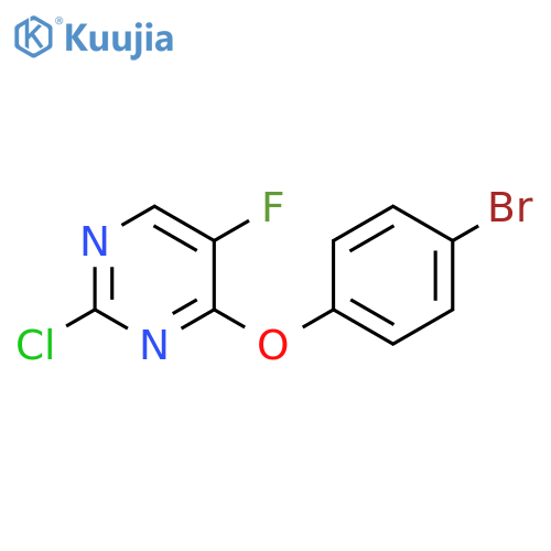 4-(4-bromophenoxy)-2-chloro-5-fluoropyrimidine structure