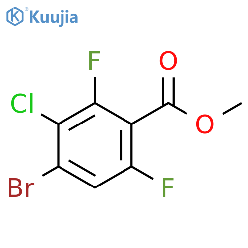 Methyl 4-bromo-3-chloro-2,6-difluorobenzoate structure