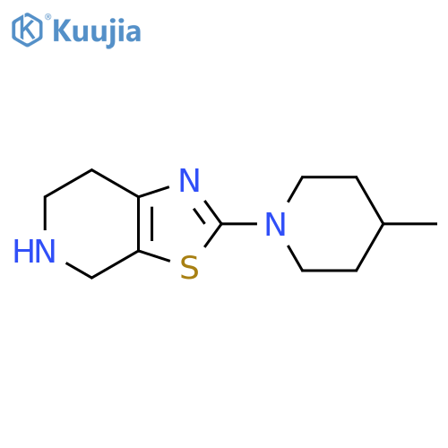4-methyl-1-{4H,5H,6H,7H-1,3thiazolo5,4-cpyridin-2-yl}piperidine structure