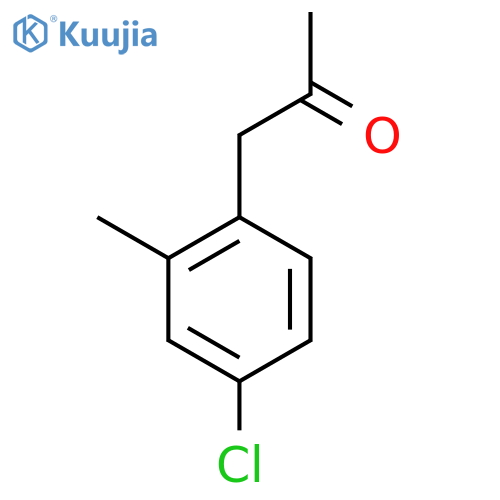 1-(4-chloro-2-methylphenyl)propan-2-one structure