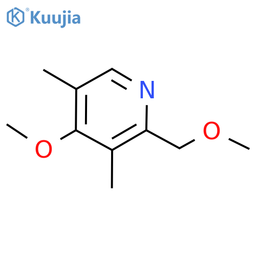 4-Methoxy-2-(methoxymethyl)-3,5-dimethylpyridine structure