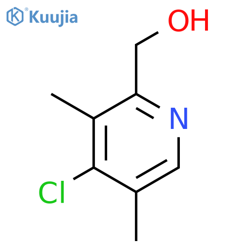 (4-Chloro-3,5-dimethylpyridin-2-YL)methanol structure