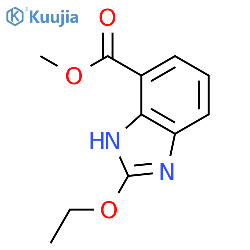 Methyl 2-ethoxy-1H-benzo[d]imidazole-7-carboxylate structure