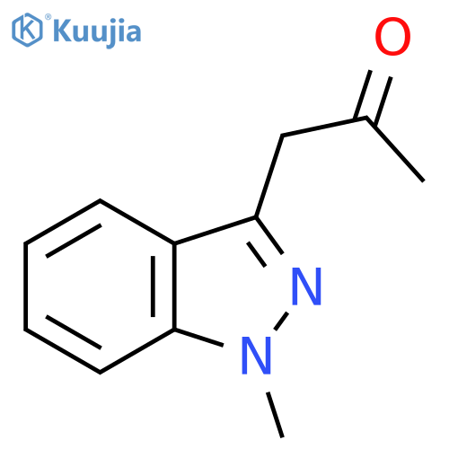 1-(1-methyl-1H-indazol-3-yl)propan-2-one structure