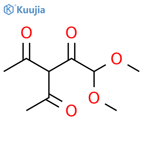 3-acetyl-1,1-dimethoxypentane-2,4-dione structure